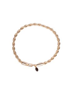 Pulseira Baiana 4mm 18cm Banho 18K